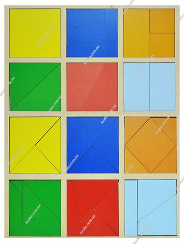Гра «Склади квадрат» Нікітіна - 1 рівень арт 90070 по ціні 299 грн: купити  в інтернет-магазині «Кеша».
